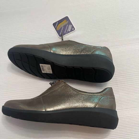 Clarks Metallic Kayleigh Sail Comfort Shoes Size 9 M New - Picture 8 of 12